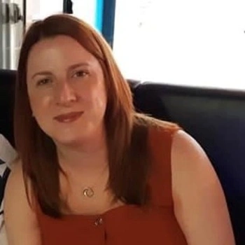 A picture of Jen who donated her birthday to help deaf people